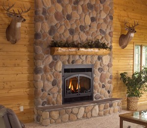 Outside Fireplace